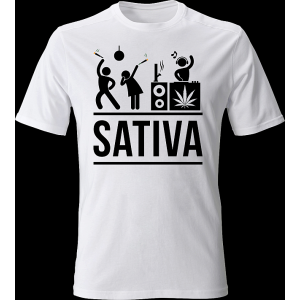 Растаманская футболка "Sativa"